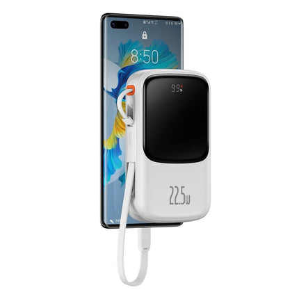 BASEUS Powerbank with high-speed charging 10000mAh 22.5W QC-PD-SCP-FCP USB-C cable white – image 7