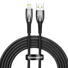 BASEUS Glimmer Series USB-A Iphone Lightning 480Mb-s 2.4A 2m black