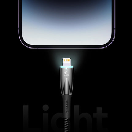 BASEUS Glimmer Series USB-A Iphone Lightning 480Mb-s 2.4A 2m black – image 11
