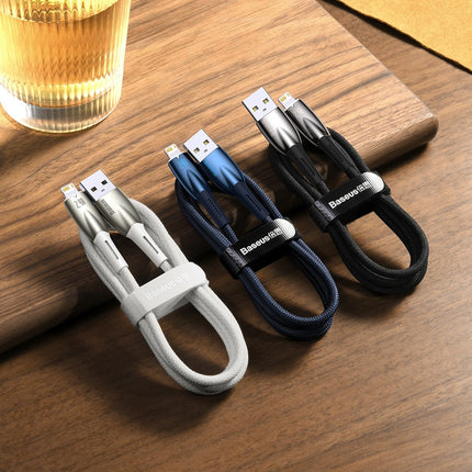 BASEUS Glimmer Series USB-A Iphone Lightning 480Mb-s 2.4A 2m black – image 8