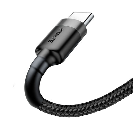 BASEUS Durable cable in USB-C cable QC3 0.5m - black and grey – image 2