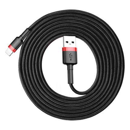 BASEUS Robust cable in USB hood for iPhone Lightning QC3 2m - black and red – image 6