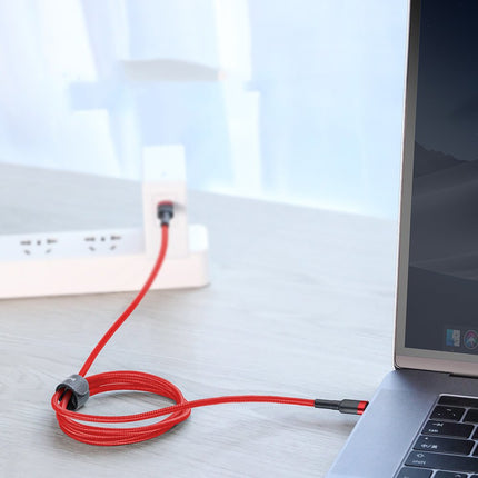 BASEUS rugged cable in USB-C to USB-C QC3 1m - red – image 8