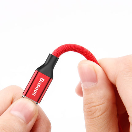 BASEUS Wire cable in USB material zipper - iPhone Lightning 1.8m - red – image 2