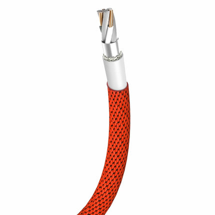 BASEUS Wire cable in USB material zipper - iPhone Lightning 1.8m - red – image 3