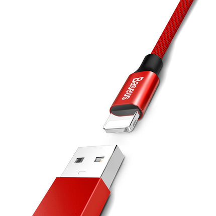 BASEUS Wire cable in USB material zipper - iPhone Lightning 1.8m - red – image 4