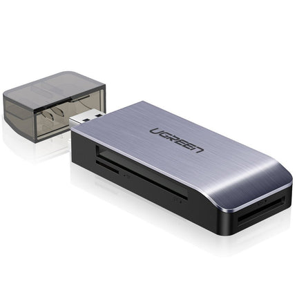 UGREEN SD/Micro SD/CF/MS memory card reader USB 3.0 plugin - grey – image 5