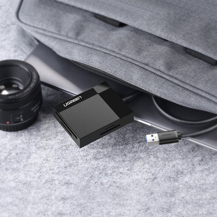 UGREEN SD/Micro SD/CF/MS memory card reader USB 3.0 plugin - grey – image 15