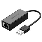UGREEN External network card LAN RJ45 - USB 2.0 100 Mbps - black