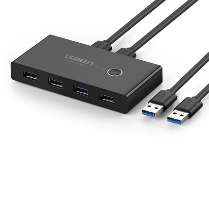 UGREEN Switch box HUB switch 4x USB 3.2 Gen 1 USB splitter for two computers - black – image 3