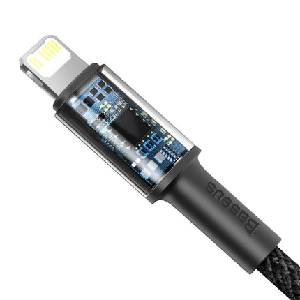 BASEUS Cable for iPhone USB-C - Lightning fast charging 20W 1m - black – image 4