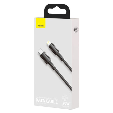 BASEUS Cable for iPhone USB-C - Lightning fast charging 20W 1m - black – image 5