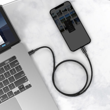BASEUS Cable for iPhone USB-C - Lightning fast charging 20W 1m - black – image 9