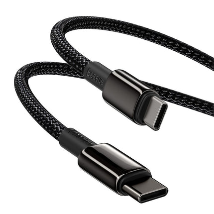 BASEUS USB-C - USB-C fast charging cable 100W 2m - all black – image 3
