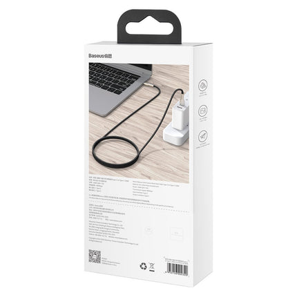 BASEUS USB-C cable - USB-C Caful Metal Data Power Delivery 100W 1m - black – image 6