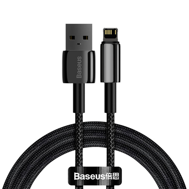 BASEUS Wire cable in the fly to iPhone USB - Lightning 1m - all black