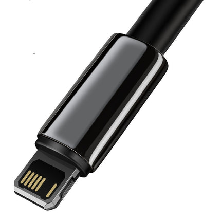 BASEUS Wire cable in the fly to iPhone USB - Lightning 1m - all black – image 2