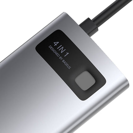 BASEUS 4w1 Multifunctional HUB Metal Gleam USB-C for USB-C Power Delivery HDMI USB 3.2 USB 2.0 – image 4