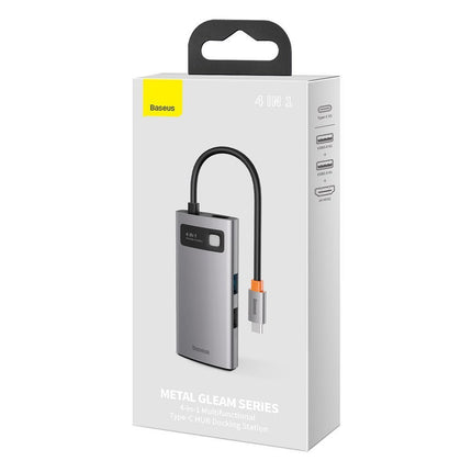 BASEUS 4w1 Multifunctional HUB Metal Gleam USB-C for USB-C Power Delivery HDMI USB 3.2 USB 2.0 – image 5