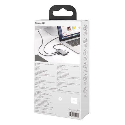 BASEUS 4w1 Multifunctional HUB Metal Gleam USB-C for USB-C Power Delivery HDMI USB 3.2 USB 2.0 – image 6