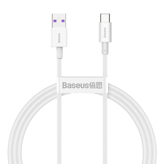 BASEUS Cable Superior USB cable - USB-C 66W 6A 1m - white