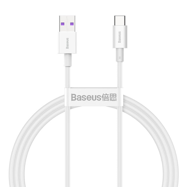 BASEUS Cable Superior USB cable - USB-C 66W 6A 1m - white