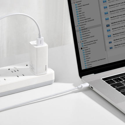BASEUS Cable Superior USB cable - USB-C 66W 6A 1m - white – image 10