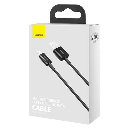 BASEUS Cable for iPhone USB - Lightning 2m - white – image 5