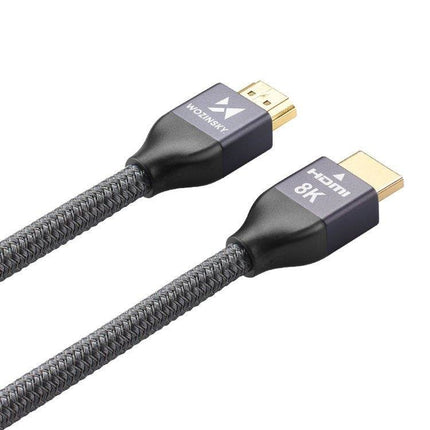 WOZINSKY Strong durable HDMI cable 2.1 8K / 4K / 2K in the fly 2m - silver – image 8
