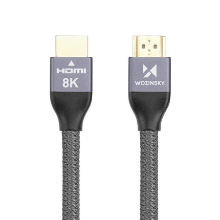 WOZINSKY Strong durable HDMI cable 2.1 8K / 4K / 2K in the fly 2m - silver – image 9
