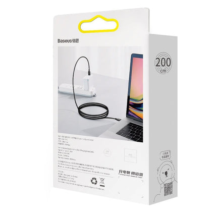 BASEUS Cable USB-C Superior cable - USB-C fast charging 100W 5A 2m - black – image 6