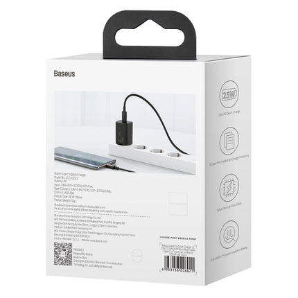 BASEUS Super High Speed USB-C 25W Power Delivery Quick Charge - Black – image 6