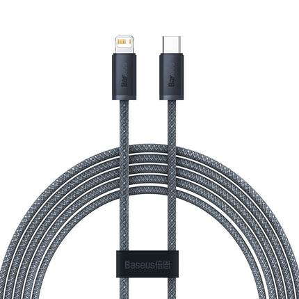 BASEUS Cable for iPhone USB-C - Lightning Power Delivery 20W 2m - grey