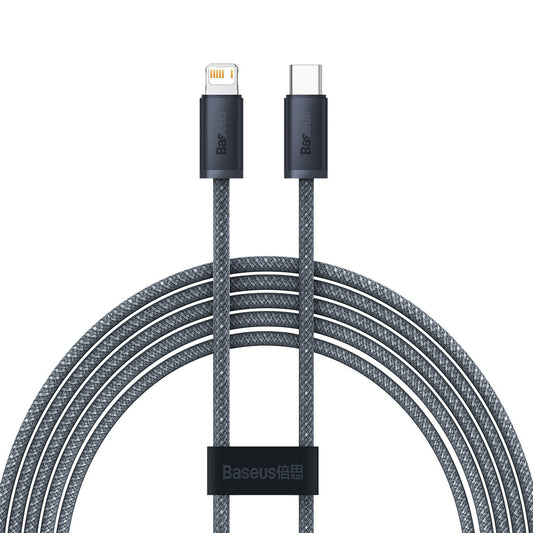 BASEUS Cable for iPhone USB-C - Lightning Power Delivery 20W 2m - grey