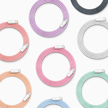 BASEUS Cable for iPhone USB-C - Lightning Power Delivery 20W 2m - grey – image 10