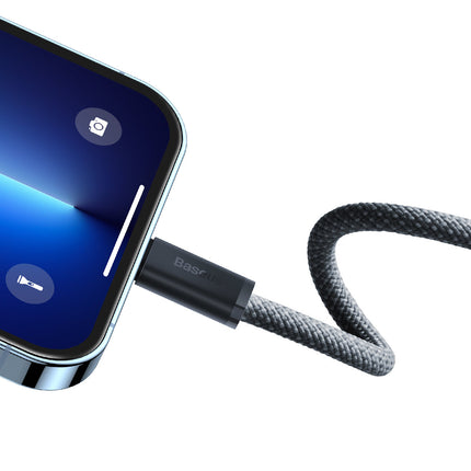 BASEUS Cable for iPhone USB-C - Lightning Power Delivery 20W 2m - grey – image 4
