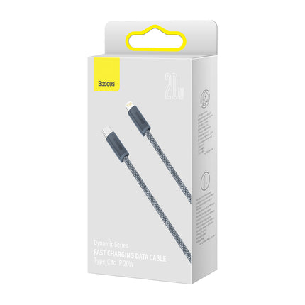 BASEUS Cable for iPhone USB-C - Lightning Power Delivery 20W 2m - grey – image 5