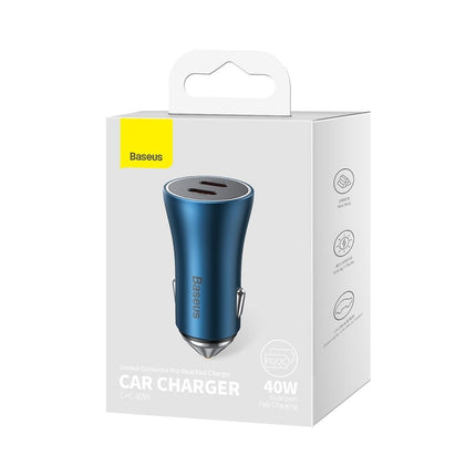 BASEUS Golden Contector Pro 2x USB-C 40W - blue – image 5