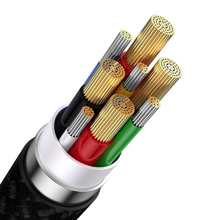 BASEUS USB-C cable 4w1 cable for USB-C / iPhone Lightning / micro USB 1.2m - black – image 6