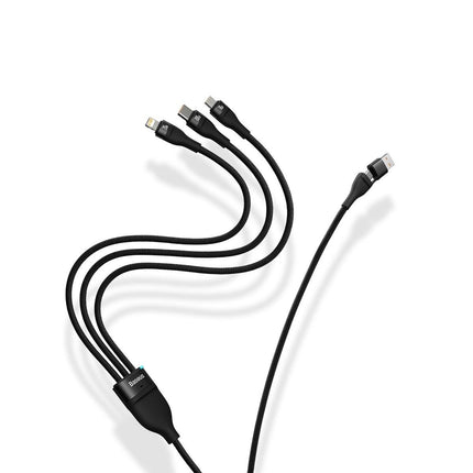 BASEUS USB-C cable 4w1 cable for USB-C / iPhone Lightning / micro USB 1.2m - black – image 7