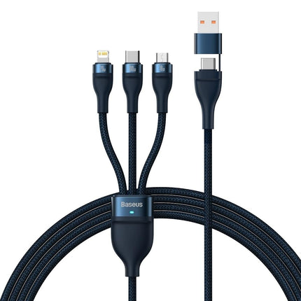 BASEUS USB-C cable 4w1 cable for USB-C / iPhone Lightning / micro USB 1.2m - black – image 12