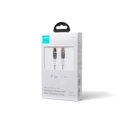 JOYROOM Cable with smart USB-C switch - iPhone Lightning 1.2m - white – image 3