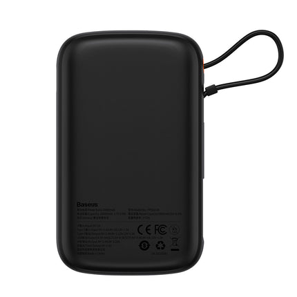 BASEUS Powerbank 10000mAh USB USB-C iPhone Lightning + USB-C cable - black – image 10