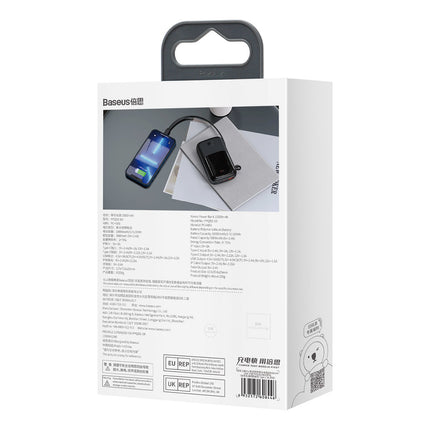 BASEUS Powerbank 10000mAh USB USB-C iPhone Lightning + USB-C cable - black – image 6