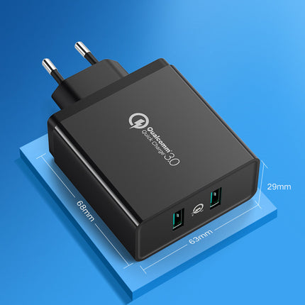 UGREEN Power charger for phone 2x USB-A 36W QC3.0 - black – image 5
