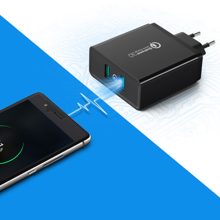 UGREEN Power charger for phone 2x USB-A 36W QC3.0 - black – image 6