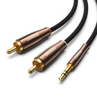 UGREEN Audio copper cable 3.5mm mini jack - 2x RCA 2m
