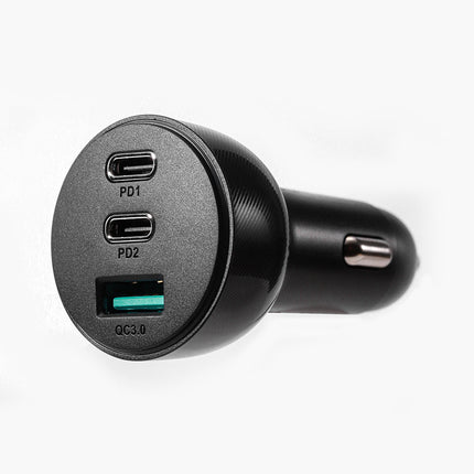 JOYROOM Car charger for lighter 3 USB ports and 2x USB-C 70W - black – image 7