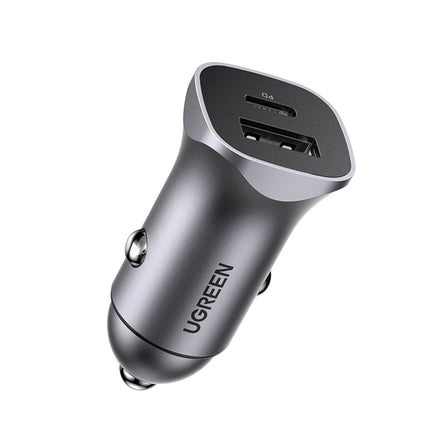 UGREEN USB-A and USB-C 30W PD PPS fast car charger - grey – image 7