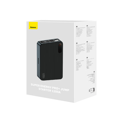 BASEUS 3in1 Car starting Jump Starter 1200A + 7200mAh power bank + LED flashlight - black – image 11